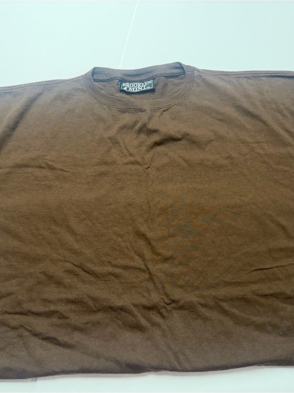 Men’s Short Sleeve Crewneck T-Shirt — Brown